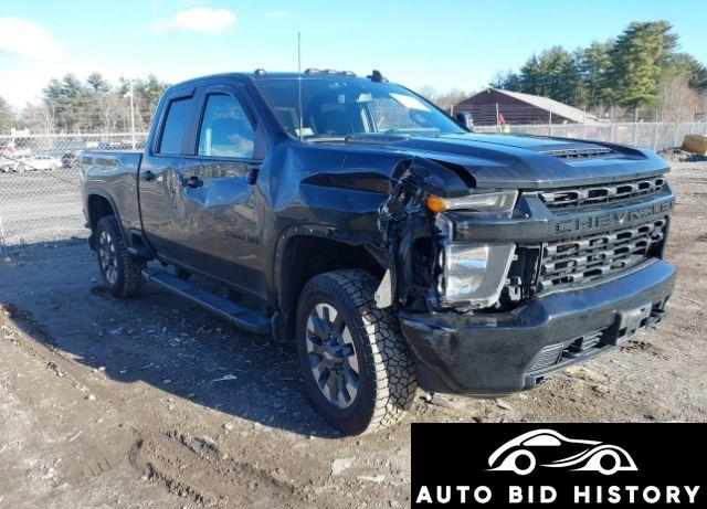 Chevrolet Silverado 2500Hd 4Wd Double Cab Standard Bed Custom 2021 Black