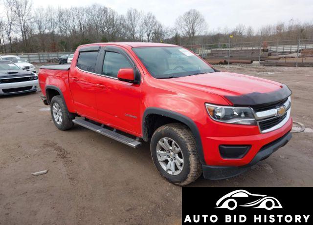 Chevrolet Colorado Lt 2015 Red 3.6L