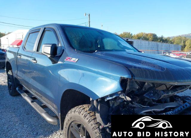 Chevrolet Silverado 1500 4Wd  Short Bed Custom Trail Boss 2020 Black 5.3L