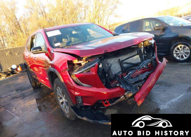 Gmc Acadia Awd At4 2024 Red 2.5L