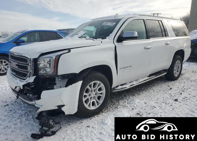 Gmc Yukon Xl K1500 Slt 2017 White 5.3L  8