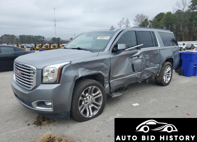 Gmc Yukon Xl K1500 Slt 2018 Gray 5.3L  8