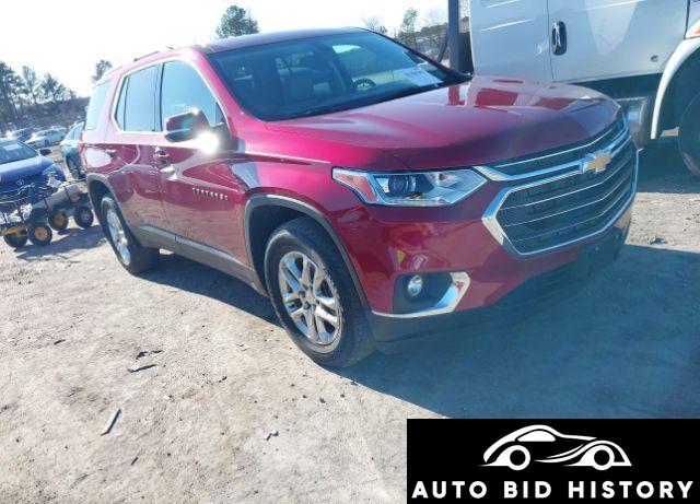 Chevrolet Traverse Fwd Lt Cloth 2020 Red 3.6L