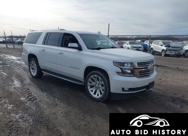 Chevrolet Suburban Premier 2017 White 5.3L