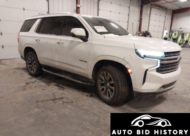 Chevrolet Tahoe 4Wd Lt 2021 White 5.3L