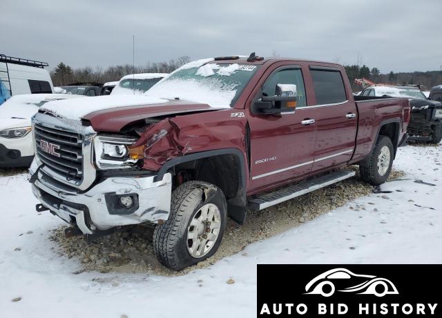 Gmc Sierra K2500 Slt 2015 Burgundy 6.6L  8