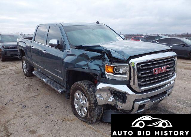 Gmc Sierra 2500Hd Slt 2015 Light Blue 6.0L