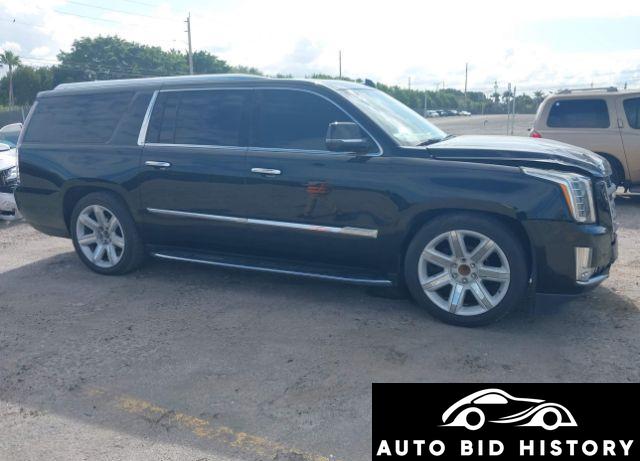 Cadillac Escalade Esv Luxury 2015 Black 6.2L