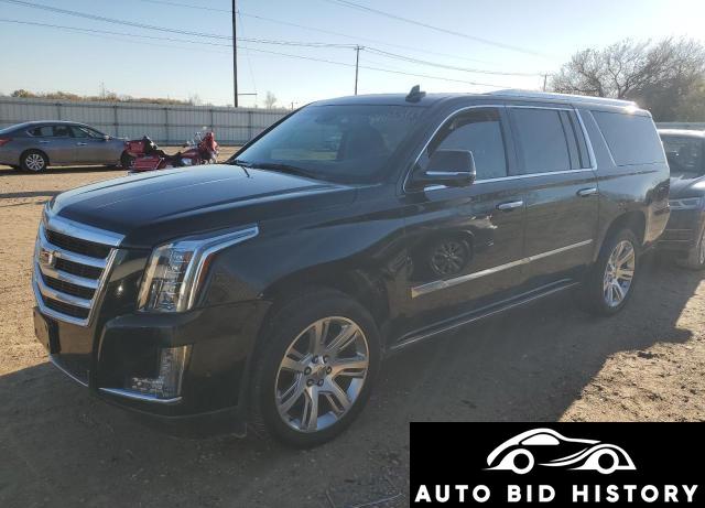 Cadillac Escalade Esv Premium Luxury 2019 Black 6.2L  8