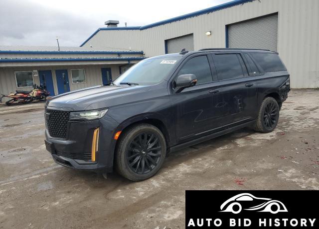 Cadillac Escalade Esv Premium Luxury 2022 Gray 6.2L  8