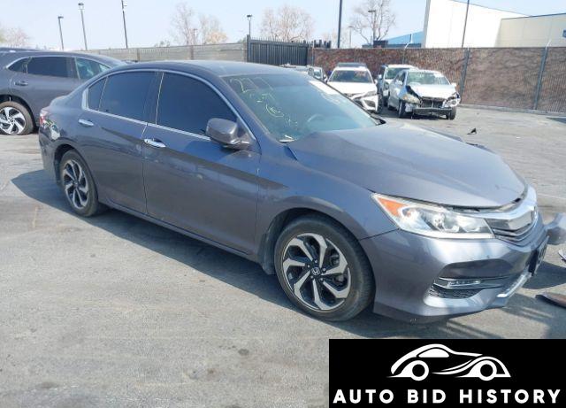Honda Accord Ex-L 2017 Gray 2.4L