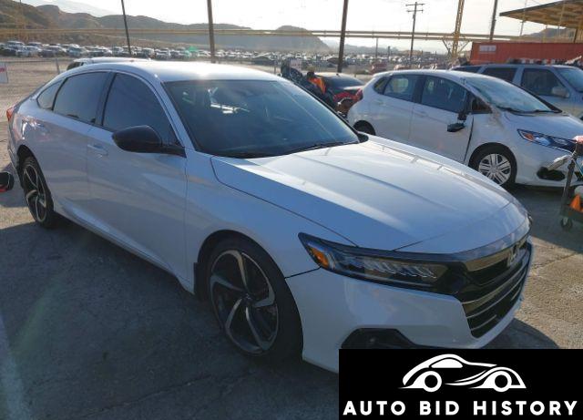Honda Accord Sport 2022 White 1.5L
