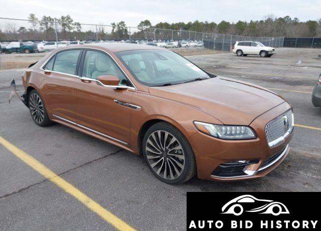 Lincoln Continental Black Label 2017 Brown 2.7L