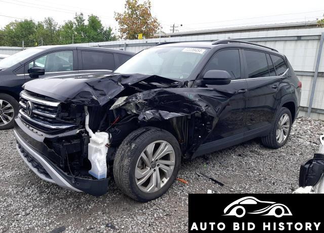 Volkswagen Atlas Se 2021 Black 3.6L  6