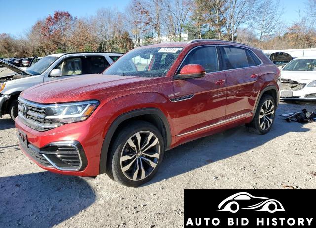 Volkswagen Atlas Cross Sport Sel R-Line 2021 Red 3.6L  6