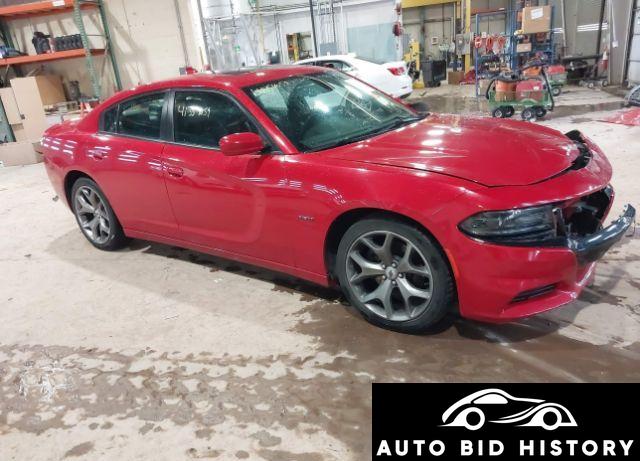 Dodge Charger R/T Rwd 2017 Red 5.7L