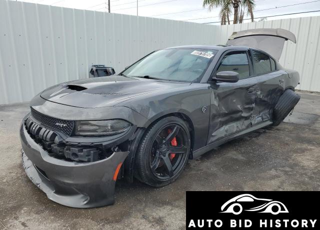 Dodge Charger Srt Hellcat 2017 Gray 6.2L  8