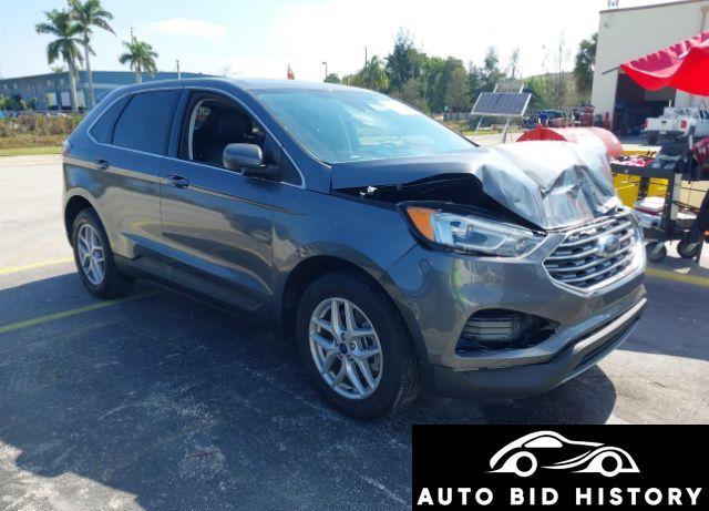 Ford Edge Sel 2022 Gray 2.0L