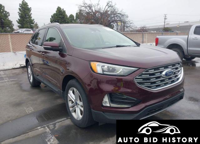 Ford Edge Sel 2019 Red 2.0L