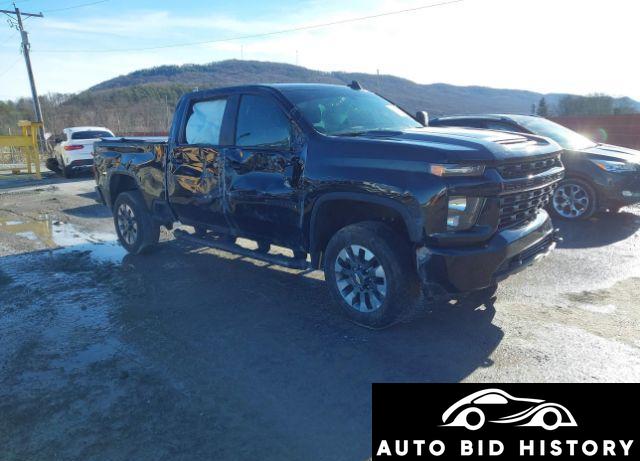 Chevrolet Silverado 2500Hd 4Wd  Standard Bed Custom 2022 Black