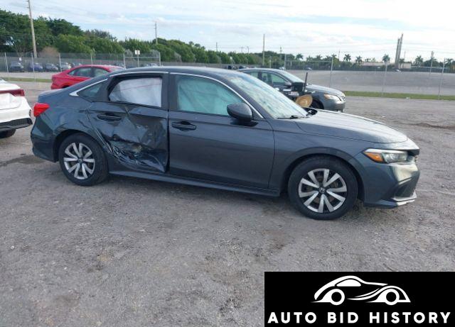 Honda Civic Lx 2022 Gray 2.0L