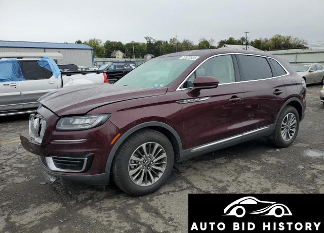 Lincoln Nautilus 2020 Burgundy 2.0L  4