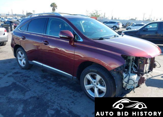 Lexus Rx 350 2013 Maroon 3.5L