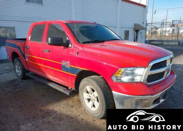 Ram 1500 Classic Tradesman  4X4 5'7 Box 2023 Red 3.6L