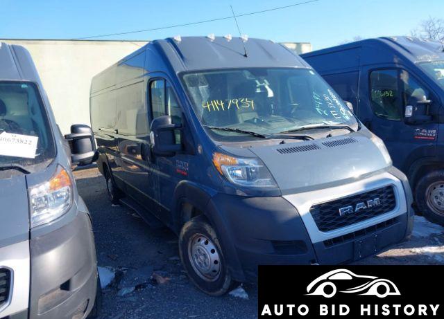 Ram Promaster 3500 Cargo Van High Roof 159 Wb Ext 2020 Blue 3.6L
