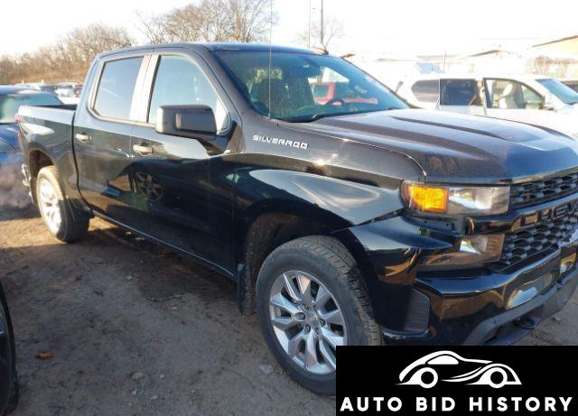 Chevrolet Silverado 1500 4Wd  Short Bed Custom 2020 Black 4.3L