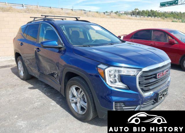 Gmc Terrain Awd Sle 2022 Blue 1.5L