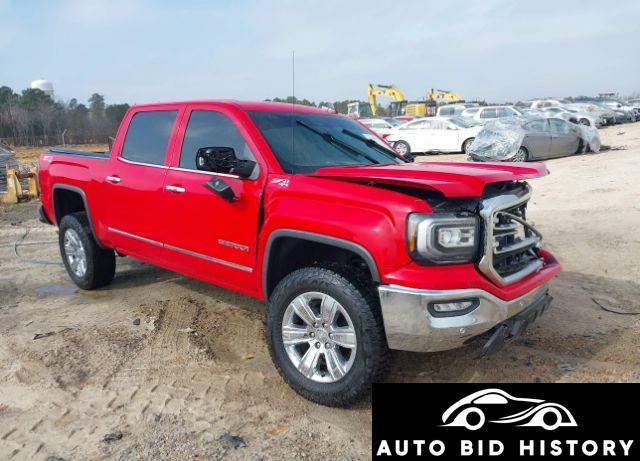 Gmc Sierra 1500 Slt 2018 Red 5.3L