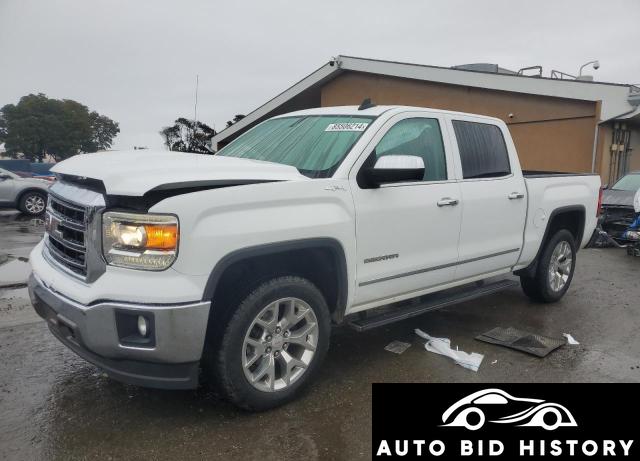 Gmc Sierra K1500 Slt 2015 White 5.3L  8