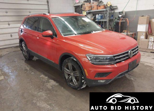 Volkswagen Tiguan 2.0T Sel Premium/2.0T Sel Premium R-Line 2019 Orange 2.0L