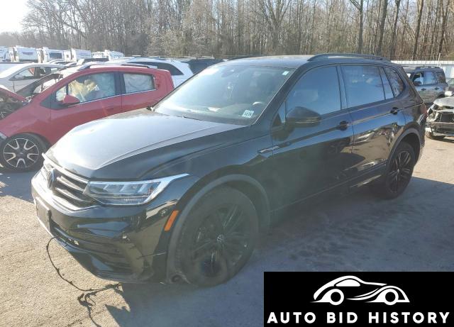 Volkswagen Tiguan Se R-Line Black 2022 Black 2.0L  4