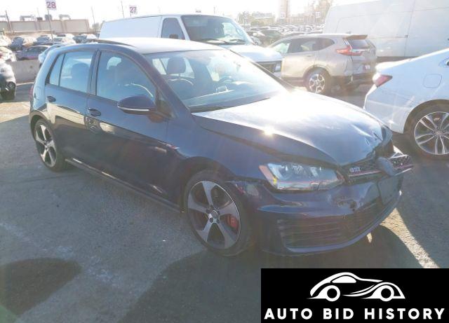 Volkswagen Golf Gti Autobahn 4-Door/S 4-Door/Se 4-Door/Sport 4-Door 2017 Dark Blue 2L
