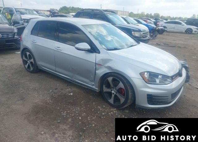 Volkswagen Golf Gti S 4-Door 2016 Silver 2.0L