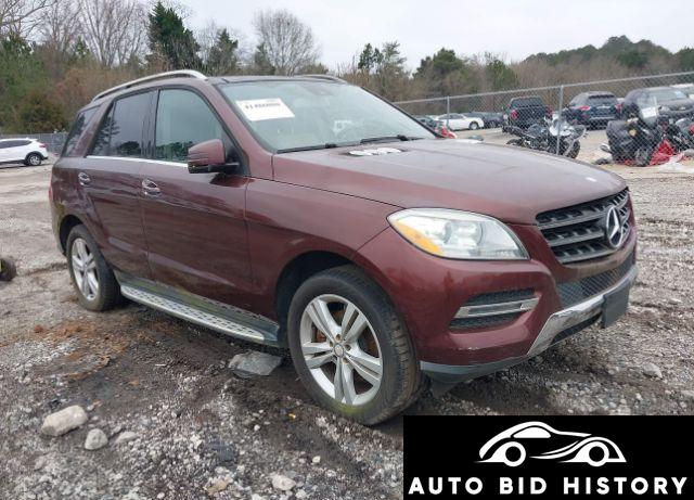 Mercedes-Benz Ml 350 4Matic 2013 Burgundy 3.5L