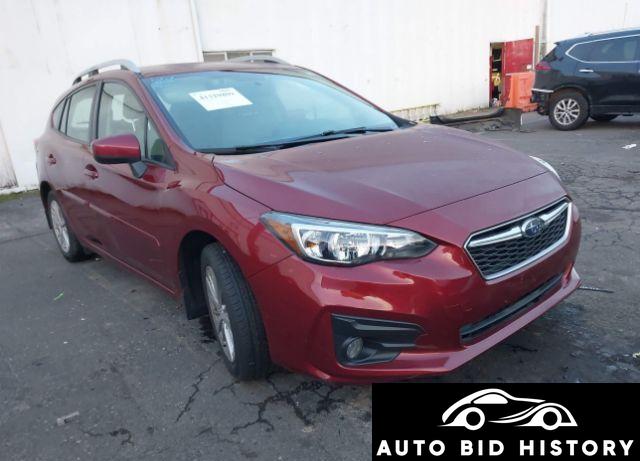 Subaru Impreza 2.0I Premium 2017 Burgundy 2.0L