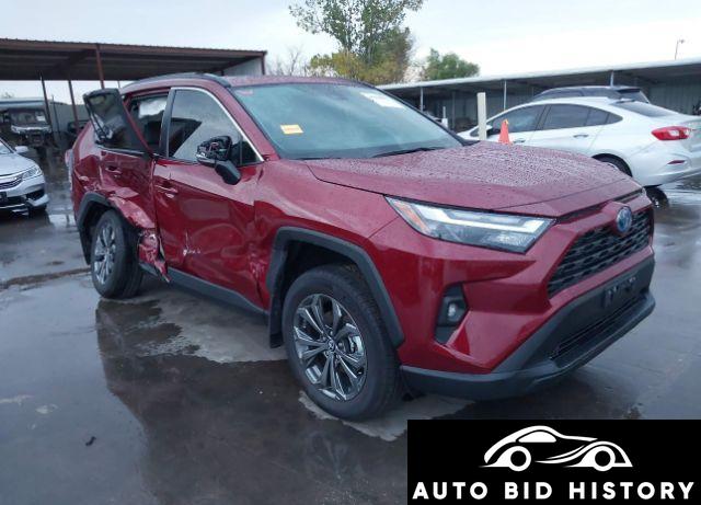 Toyota Rav4 Hybrid Xle Premium 2024 Maroon 2.5L