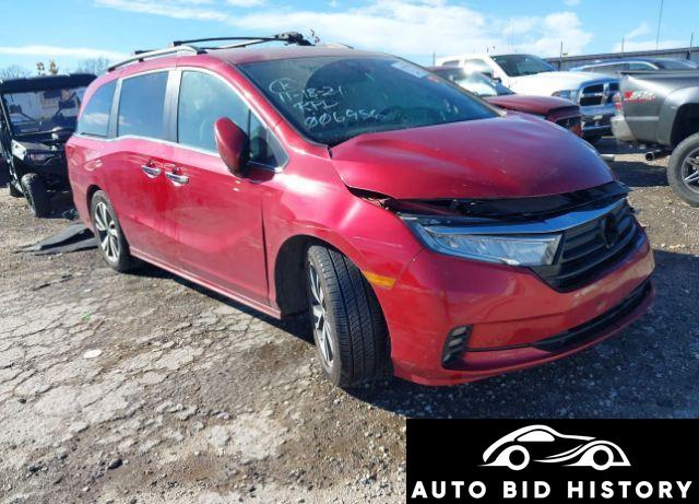 Honda Odyssey Touring 2022 Red 3.5L