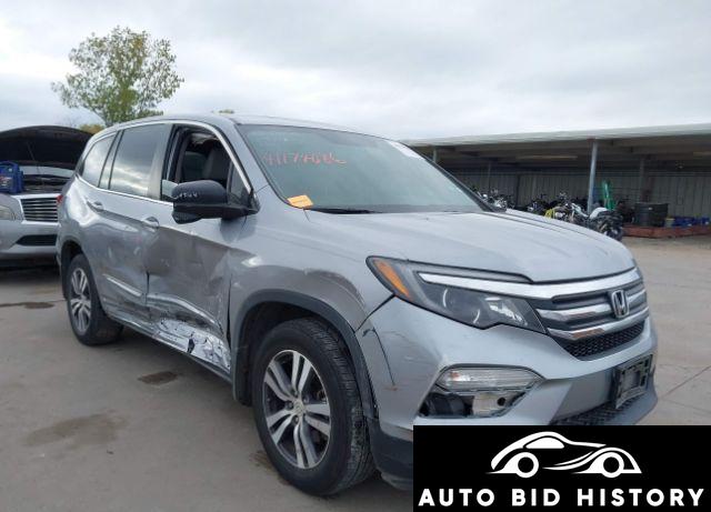 Honda Pilot Ex-L 2018 Silver 3.5L