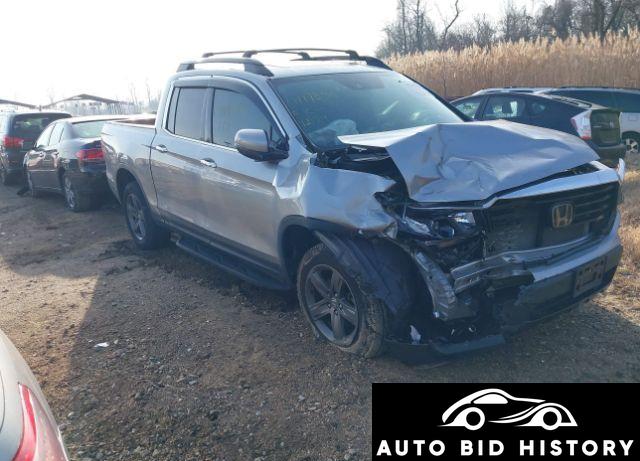 Honda Ridgeline Rtl-E 2022 Gray 3.5L