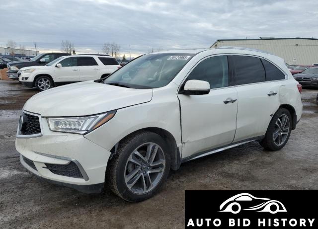 Acura Mdx Navi 2017 White 3.5L  6