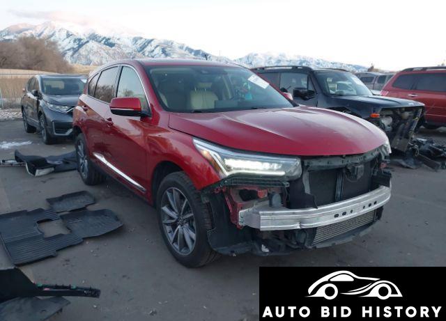 Acura Rdx Technology Package 2019 Maroon 2.0L
