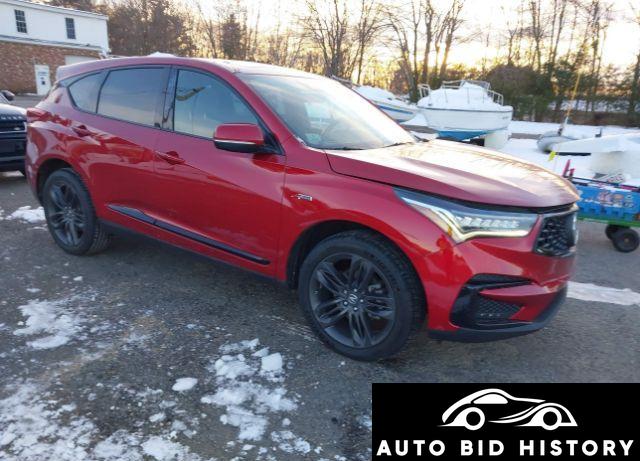 Acura Rdx A-Spec Package 2019 Red 2.0L