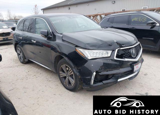 Acura Mdx 2018 Black 3.5L