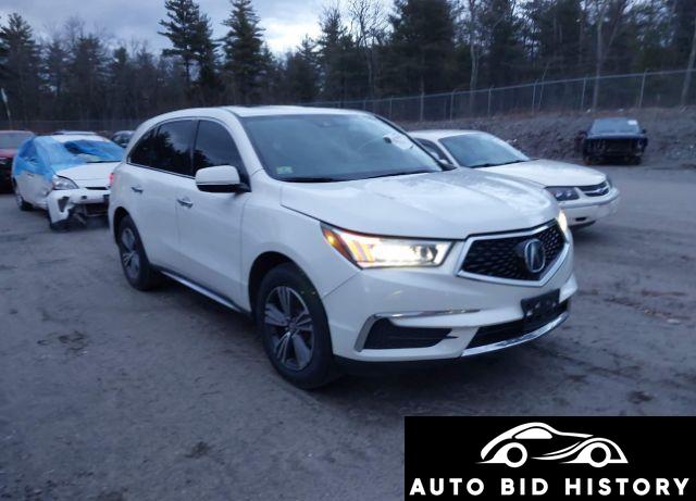 Acura Mdx 2017 White 3.5L