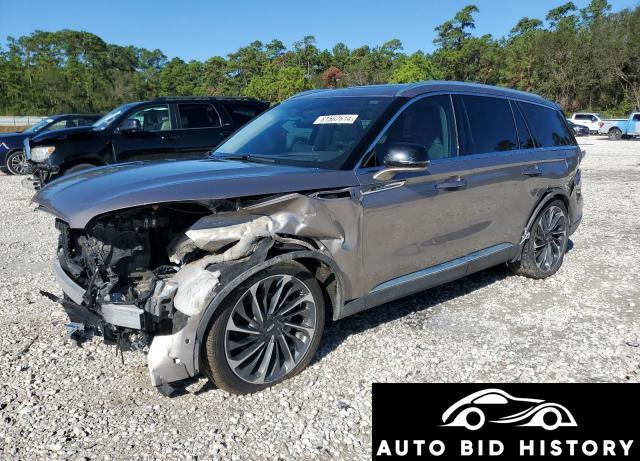Lincoln Aviator Reserve 2021 Brown 3.0L  6