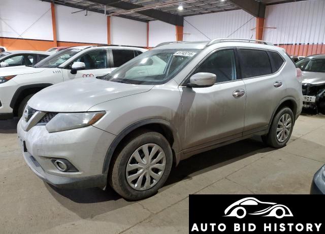 Nissan Rogue S 2015 Gray 2.5L  4